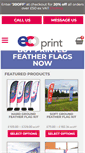 Mobile Screenshot of printed-feather-flags.com